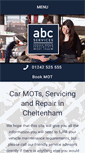 Mobile Screenshot of abcservicescheltenham.co.uk